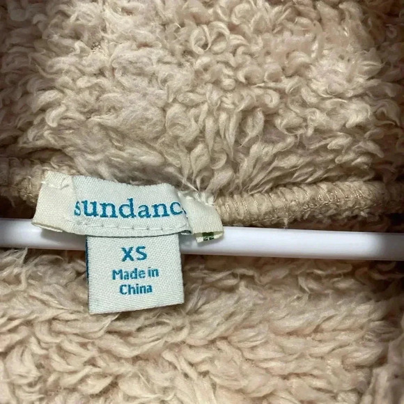 Sundance Mountain Loft Oversized Boho Pullover Sherpa Sweater Aztec Beige Sz XS - Picture 3 of 10